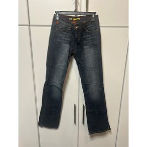 !iT JEANS Womens Dark Wash Straight Leg Denim Jeans Size 5/6 Style 22400
